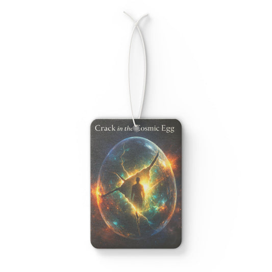 Car Air Freshener — 'Crack in the Cosmic Egg' Space Galaxy Scented Ornament