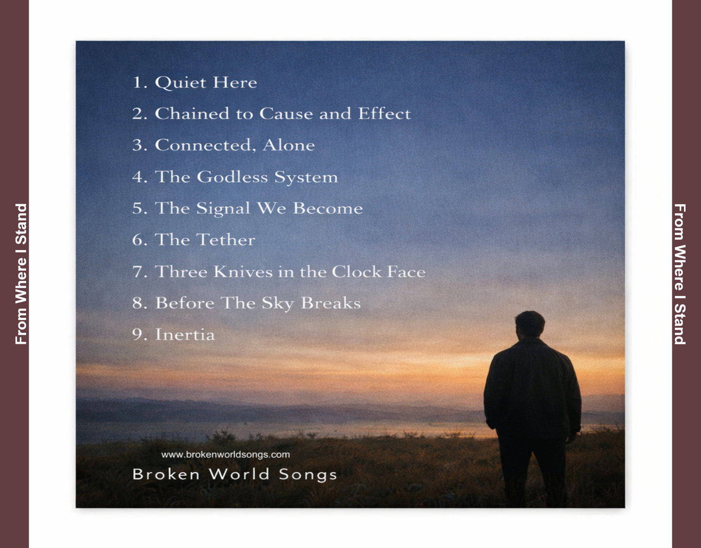 From Where I Stand – Physical CD