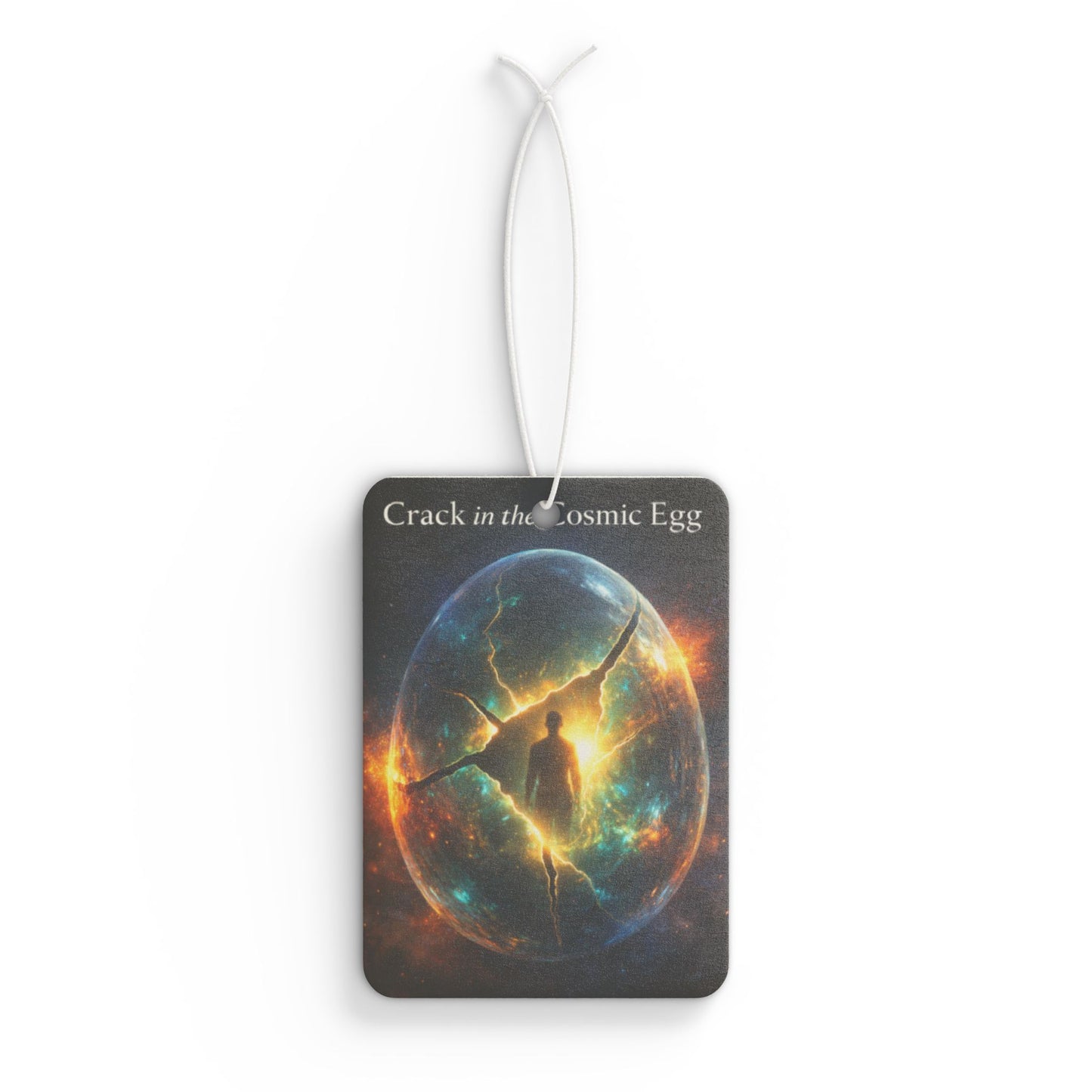 Car Air Freshener — 'Crack in the Cosmic Egg' Space Galaxy Scented Ornament