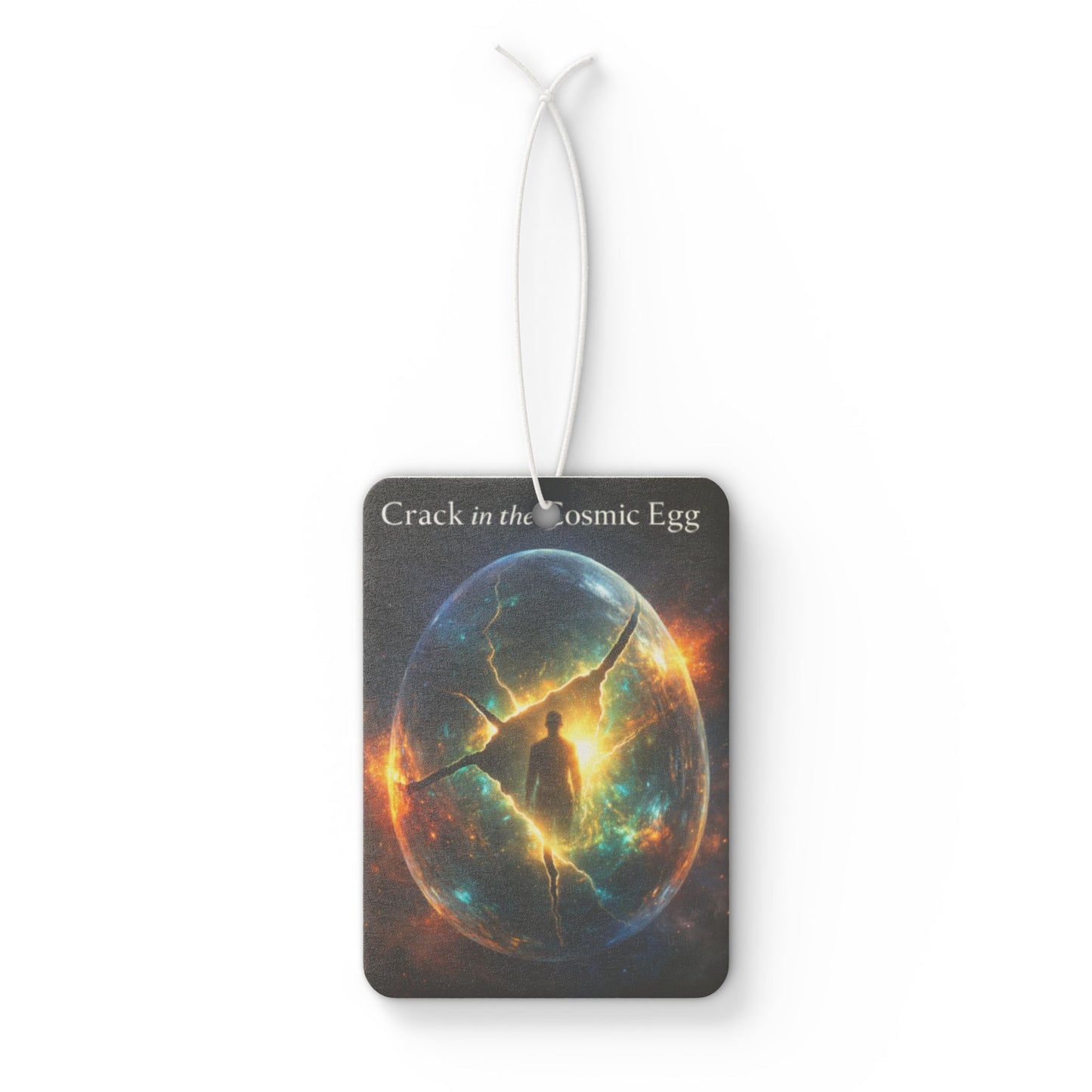 Car Air Freshener — 'Crack in the Cosmic Egg' Space Galaxy Scented Ornament