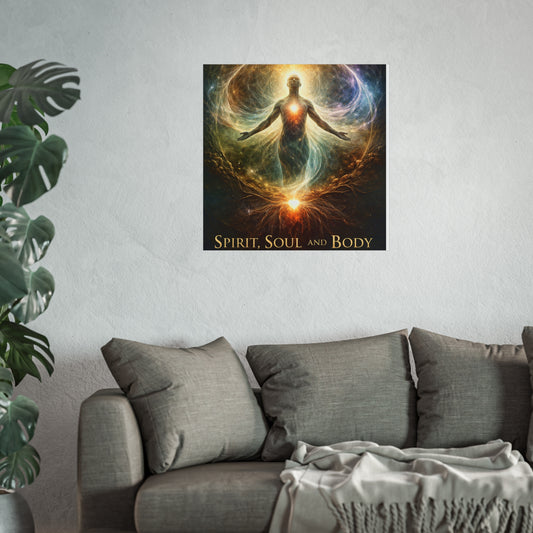 Spiritual Energy Fine Art Poster — Ethereal Ascension Wall Art