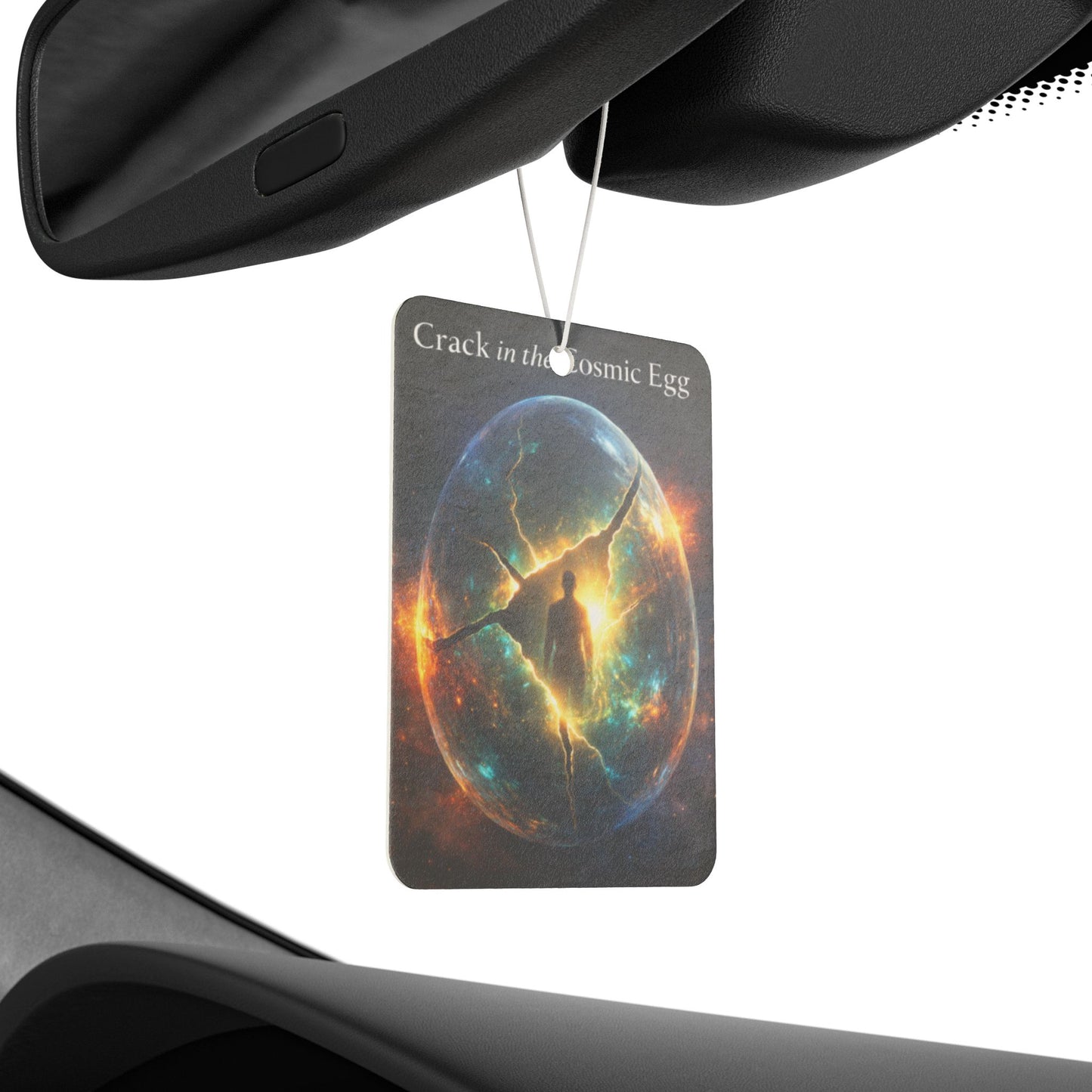 Car Air Freshener — 'Crack in the Cosmic Egg' Space Galaxy Scented Ornament