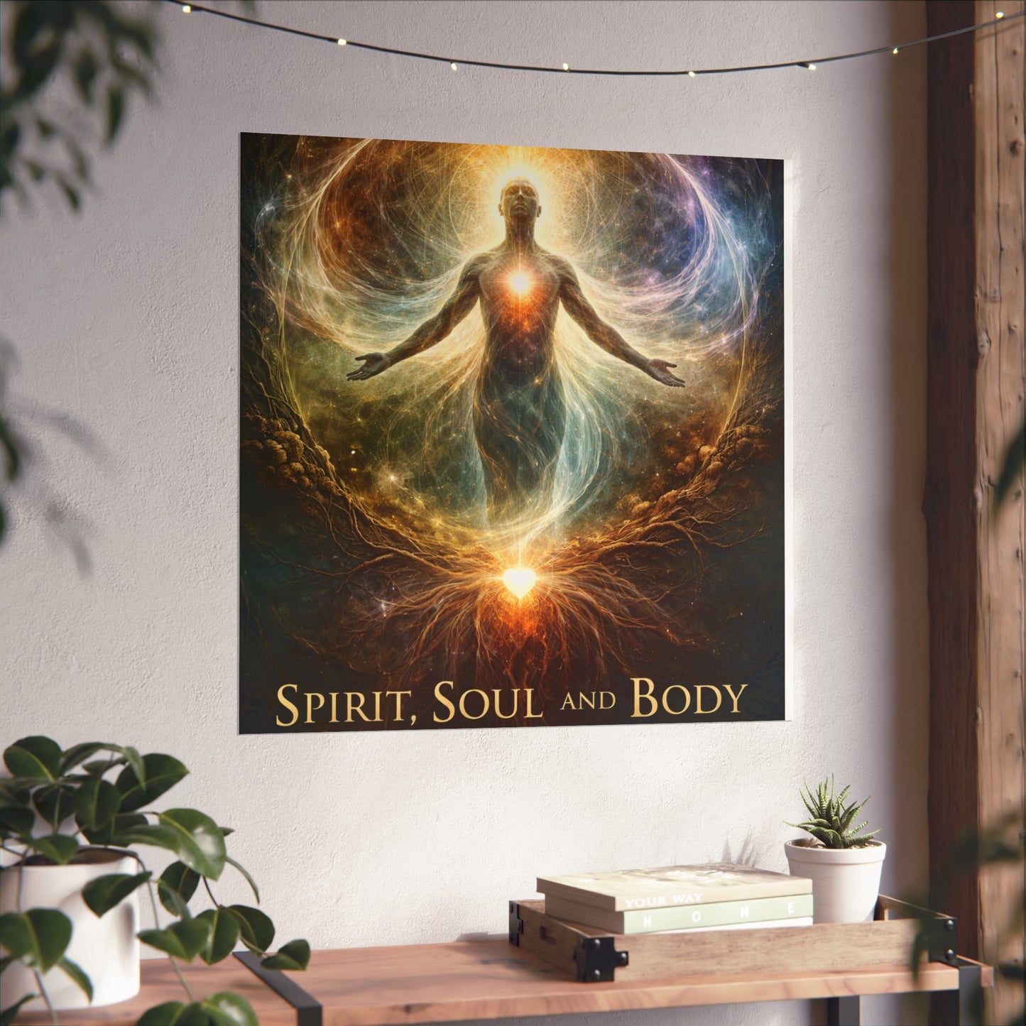 Spiritual Energy Fine Art Poster — Ethereal Ascension Wall Art