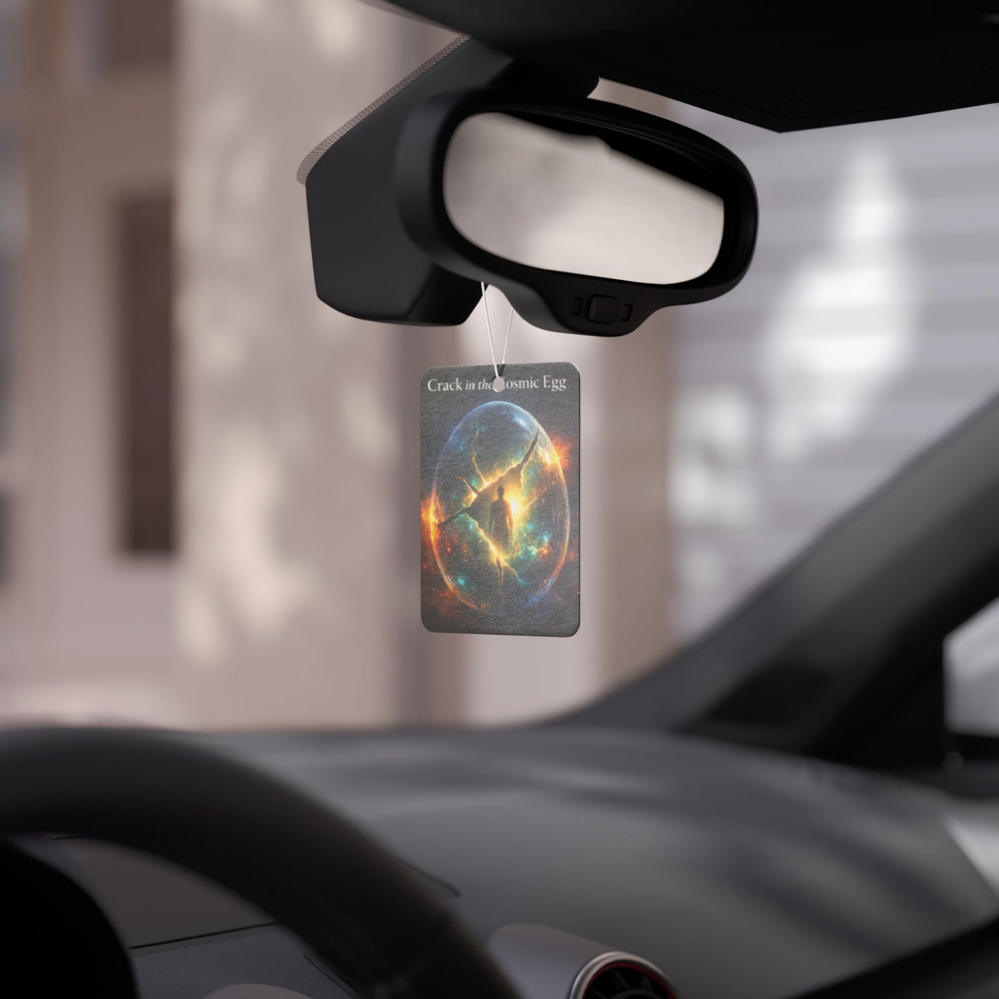 Car Air Freshener — 'Crack in the Cosmic Egg' Space Galaxy Scented Ornament