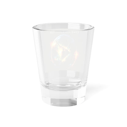 Shot Glass — “Crack in the Cosmic Egg” Galactic Art 1.5oz