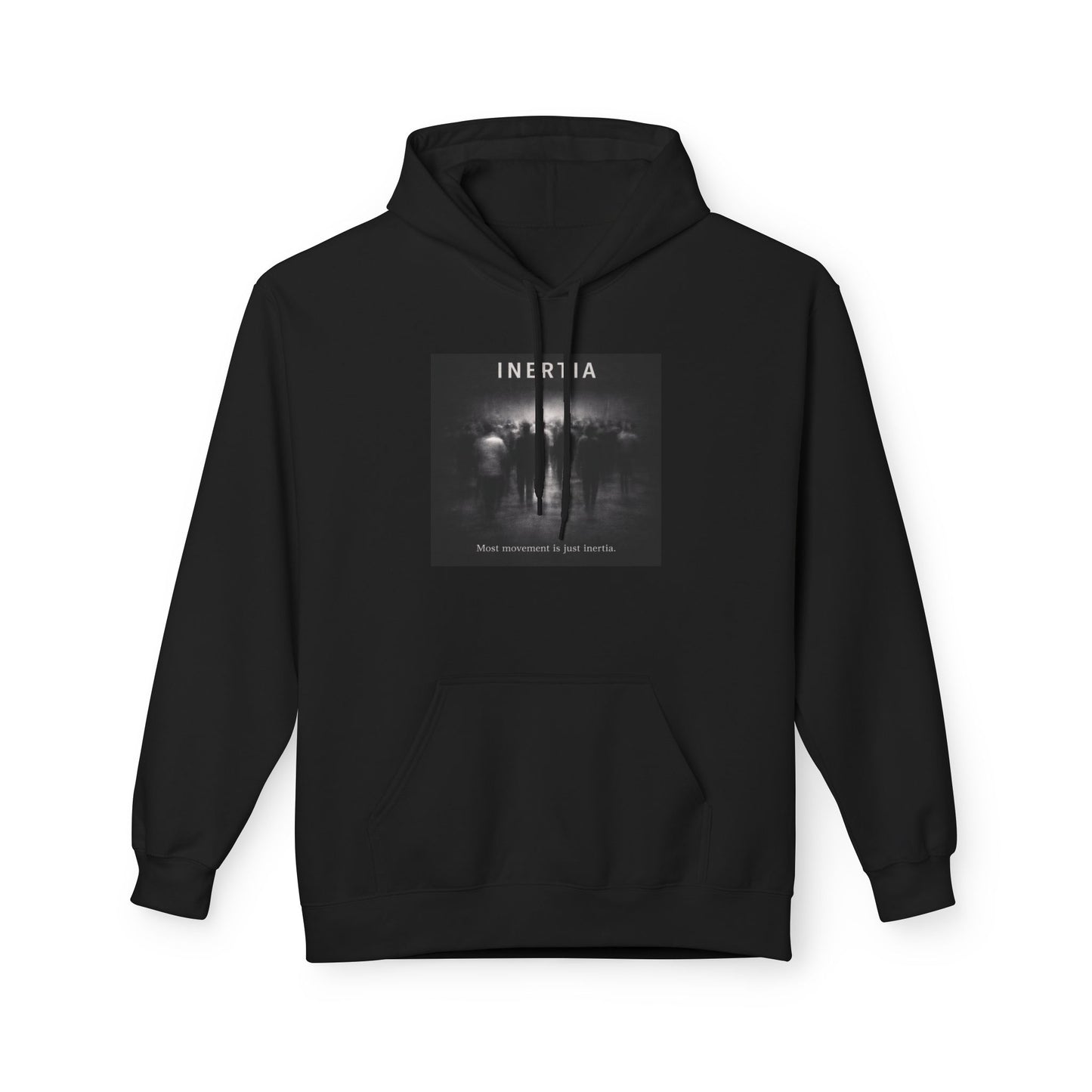 Inertia Hoodie — Moody Black Photo Album Sweatshirt