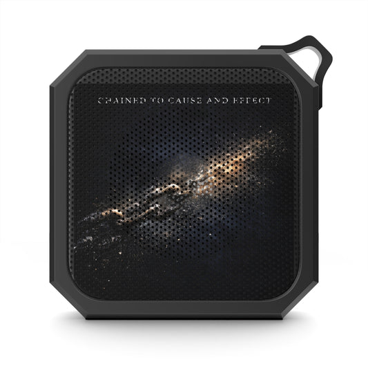 Blackwater Outdoor Bluetooth Speaker — Rugged Portable Speaker with 'Chained to Cause and Effect' Galaxy Design