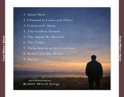 From Where I Stand – Physical CD