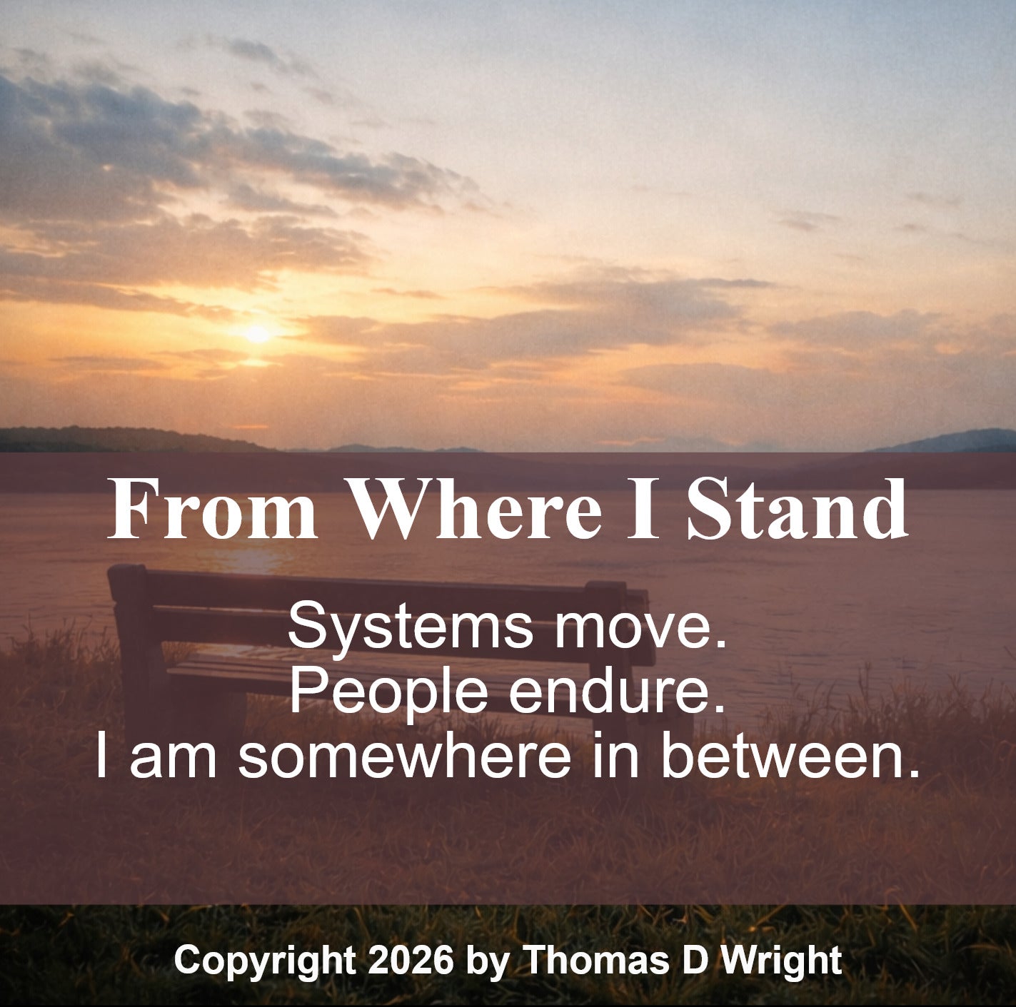 From Where I Stand – Physical CD