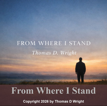 From Where I Stand – Physical CD
